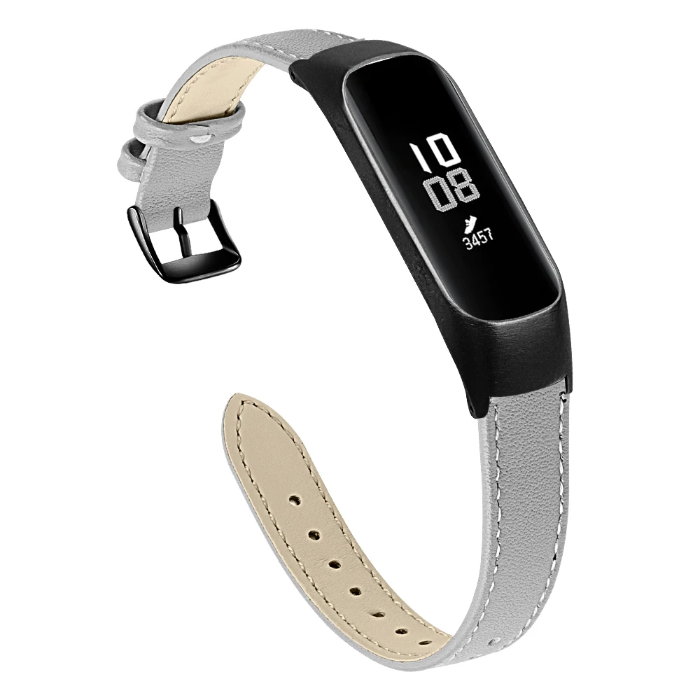 Подлинный классический кожаный ремешок для samsung galaxy fit-e SM-R375 ремешок с чехлом с пряжкой Шестерня классические ремешки бизнес-часы