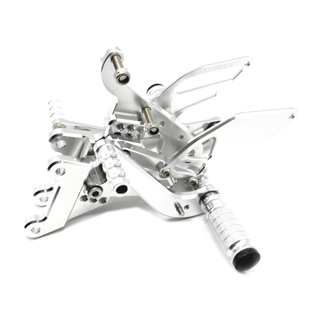 CNC Заготовка Регулируемые задние комплекты Подножки для YAMAHA YZF R6 03 04 05 2003 2004 2005 |