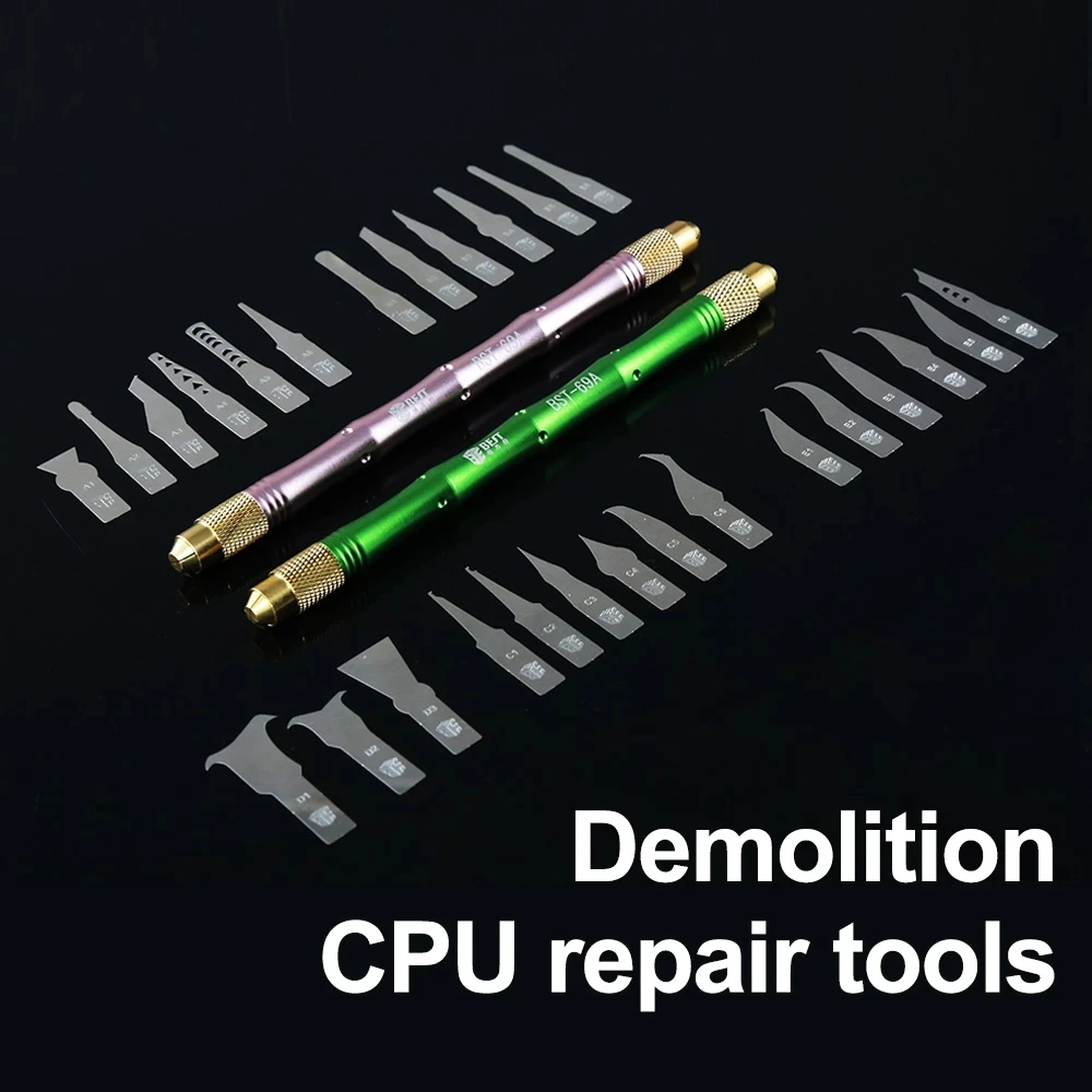 27 in 1 BGA Maintenance Knife Set For iPhone CPU NAND CHIP IC Remove Glue Disassemble Rework Thin Blade Knives DIY Repair Tools |