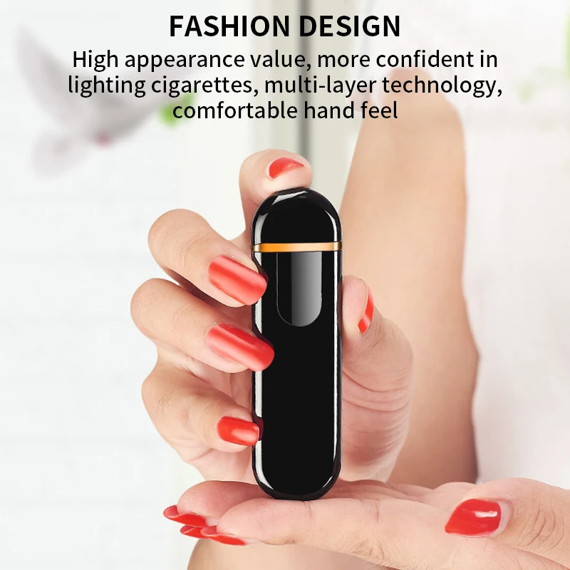 Windproof Dual Arc Lighter Flameless Electronic USB Rechargeable Electric for Cigarette Candle with LED Power Display | Дом и сад