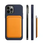 Роскошные магнитные Чехлы Magsafe для iPhone 12, мини-сумка для карт Magsafing, модный кошелек, держатель для карт для 12 Pro Max, чехол для Magsafe