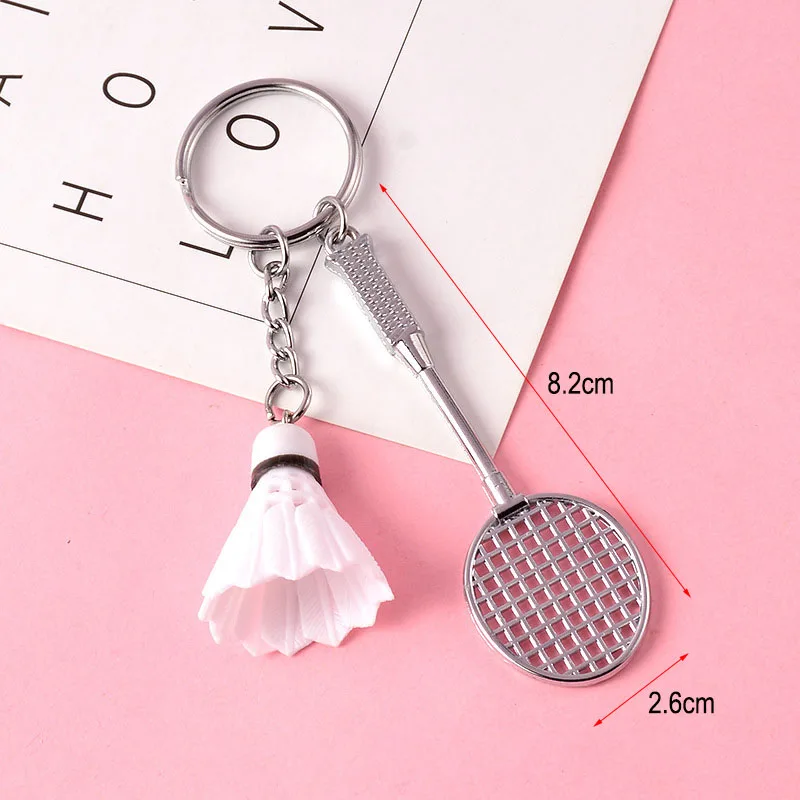 Милая Теннисная ракетка для бадминтона брелок сумка Подвеска безделушка