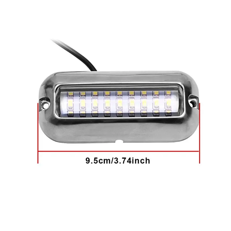Подводный светсветильник для лодки из нержавеющей стали F19A синий 27 Светодиодный