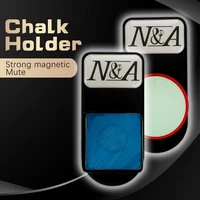 na chalk holder stronger magnetic squareround billiard pool cue snooker chalk holder silent durable carrying billiard accessory