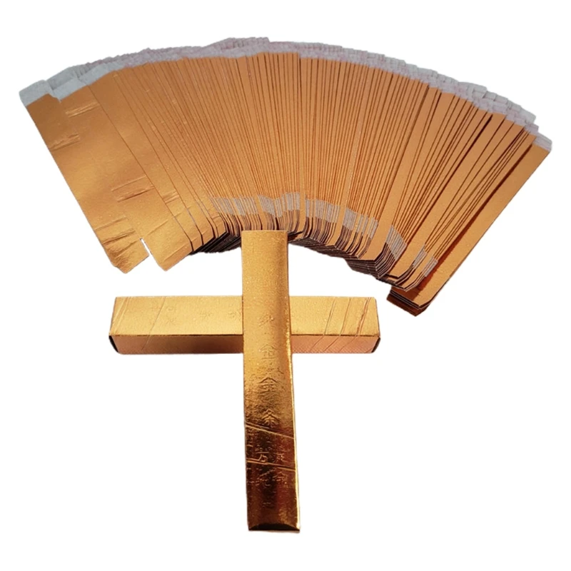 100 шт. предок деньги золотые слитки слиток Joss Бумага Деньги китайский