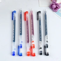 1pc black blue red 0 38mm color gel ink pen school office business stationery store writing supplies student drawing marker pen