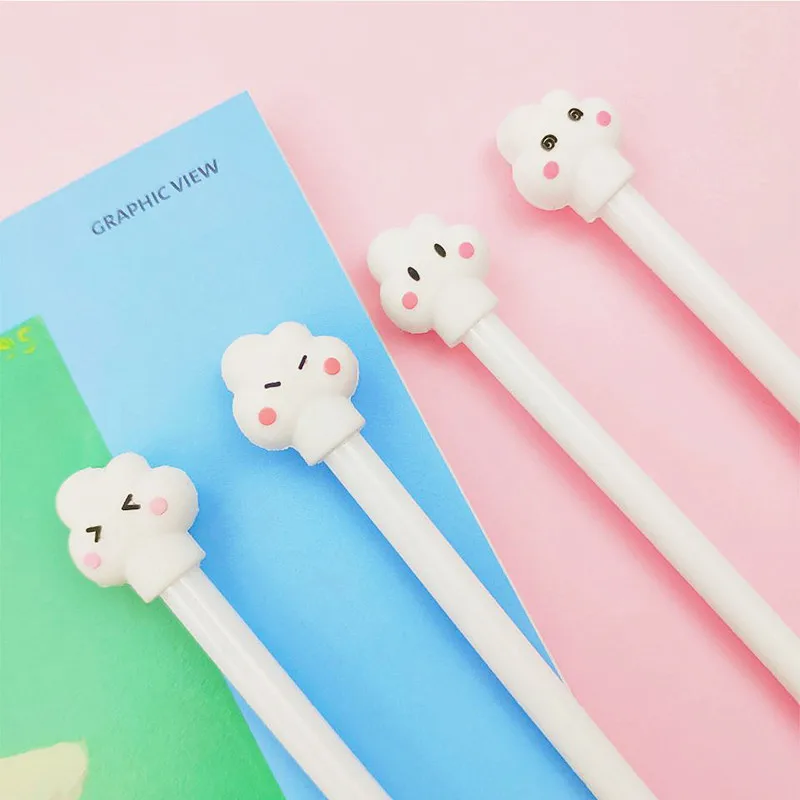 Kawaii Ручка гелевая ручка для творчества в виде облака супер милая Милая