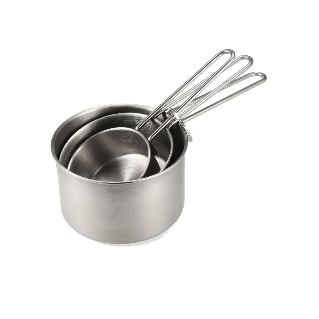 

uxcell Mixing Bowl Set Include 60ml 125ml 250ml with Handle Stainless Steel for Cooking