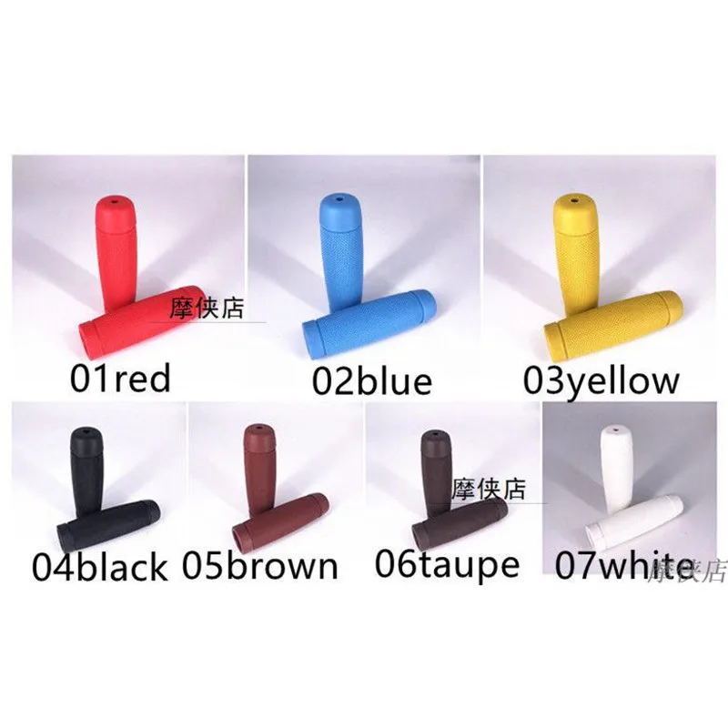 

High Quality Motorcycle Handles Throttle Grip Rubber Retrofitting Accessories Frosted Easy to Install 7/8'' 22mm Universal