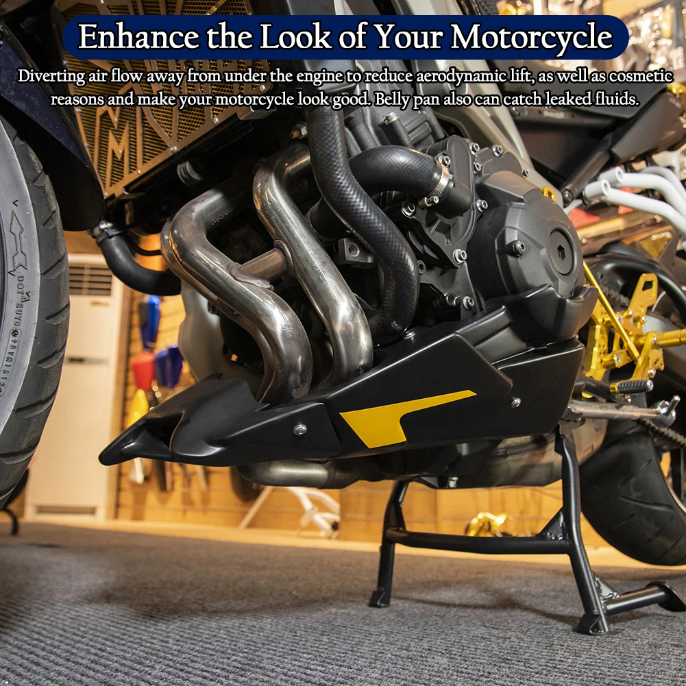 Нижний спойлер двигателя для YAMAHA MT09 FZ09 FJ09 Bellypan обтекатель радиатора боковая