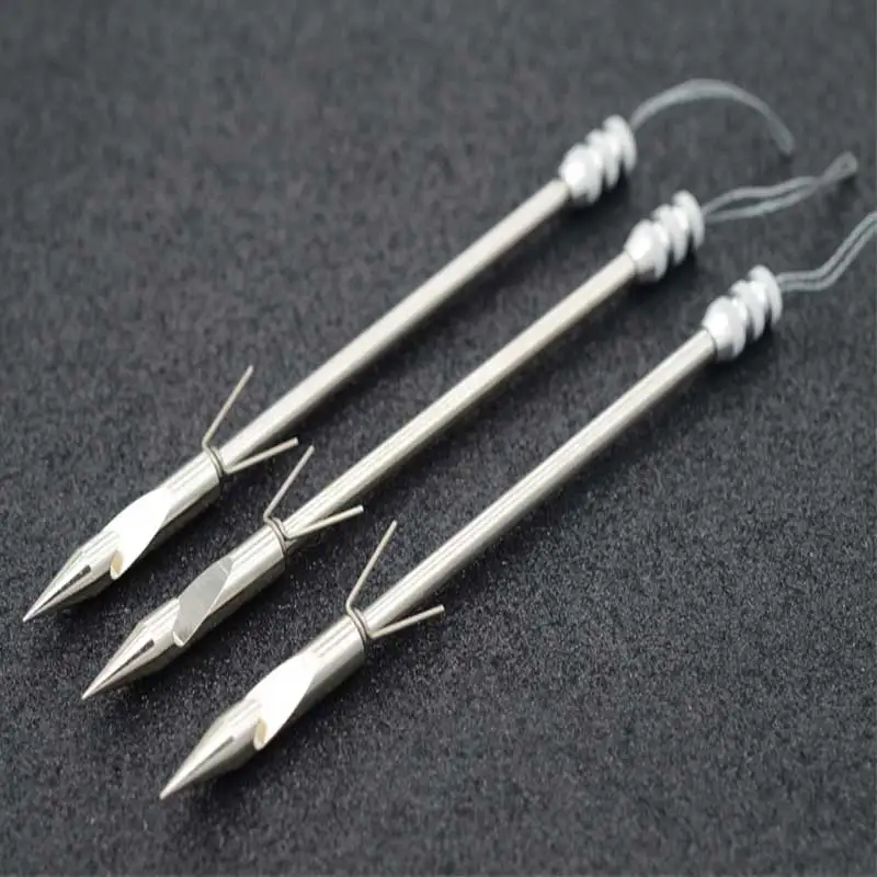 

5pcs/10pcs Fish Dart Hunting Shooting Catapult Dart Fishing Gear Stainless Steel Arrowhead slingshot accessories