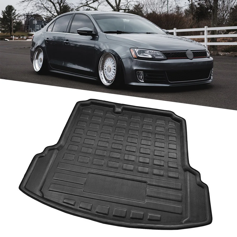 

Для VW Jetta Mk6 2011 2012 2013 2014 2015 2016 2017 2018 СЕДАН задний багажник Грузовой коврик для багажника на коврике арабских цифр лоток