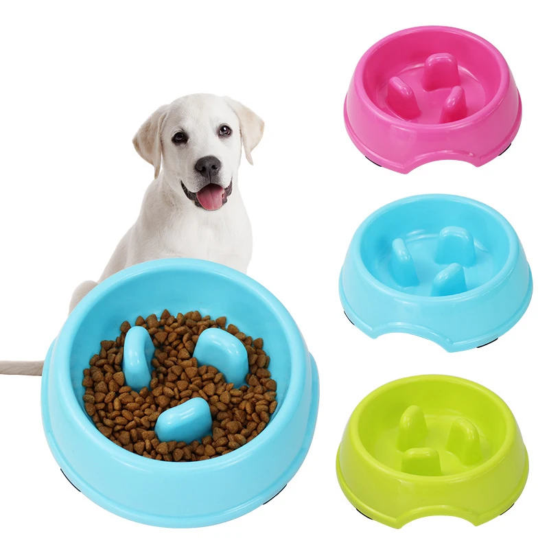

Pet Dog Slow Feeder Bowl Anti Choke Non-slip Puzzle Bowl Puppy Cat Feeding Dish for Large Medium Small Dogs Pet Supplies