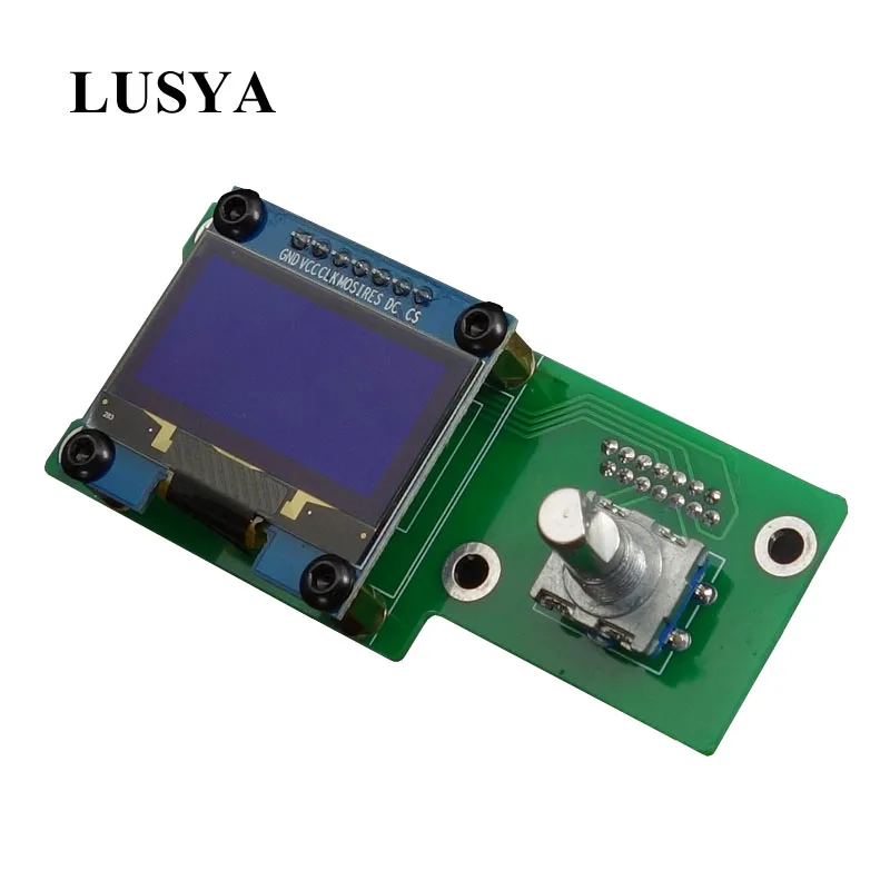 Панель управления OLED Lusya 1 3 дюйма для ES9038 Q2M I2S DSD оптический коаксиальный