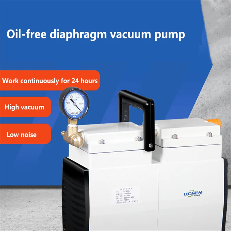 

Oil-Free Diaphragm Vacuum Pump Positive And Negative Pressure Small Portable Laboratory Suction Filter Electric Suction Pump
