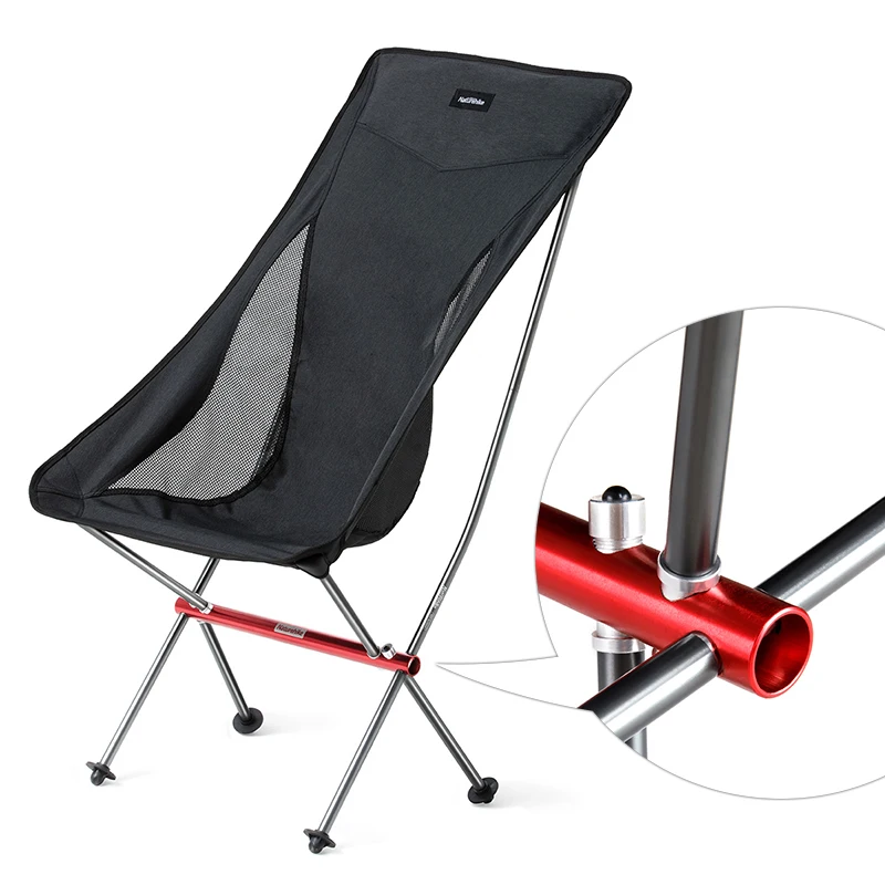 구매 네이처하이크 휴대용 초경량 캠핑 문 의자 시리즈 접는 알루미늄 합금 의자 야외 피크닉 낚시 의자 NH18Y060-Z