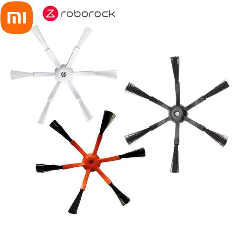 

Запасные части для робота-пылесоса Roborock S7s7max S50, s51, S55, S6maxv, оранжевый/черный/белый, боковая щетка 3, 5, 6, 2 шт.