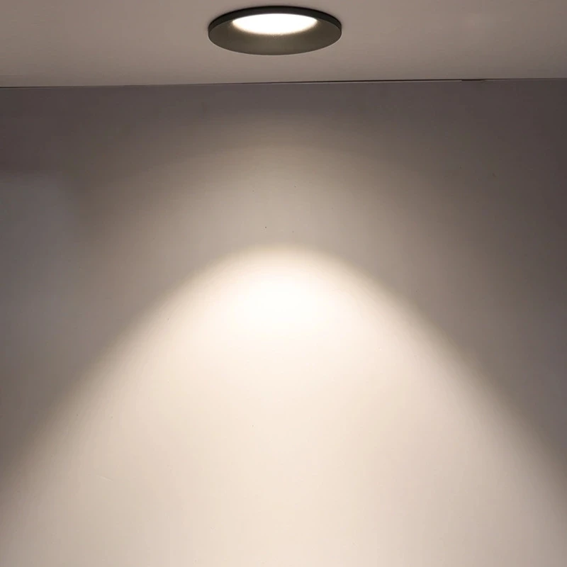 Regulable recesse luces downlight LED redondas COB lámpara de punto para techo luces 9W12W15W18W luz LED panel de luz led de iluminación interior
