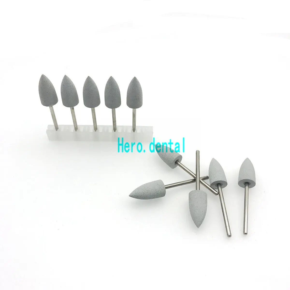 50 шт. серый стоматологическая силиконовая резина для чистки фильцы