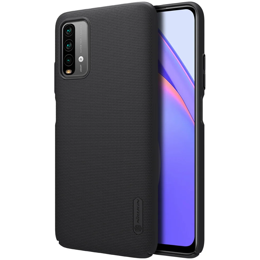 

SHACK per Xiaomi Redmi 9T custodia Nillkin Super Frosted Shield Protector Cover posteriore rigida sottile per Xiaomi Redmi 9 Pow