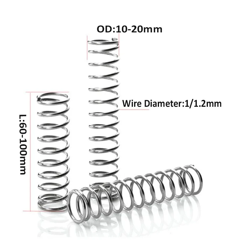 5 шт. пружины сжатия оцинкованный y-образный компрессионная пружинная проволока