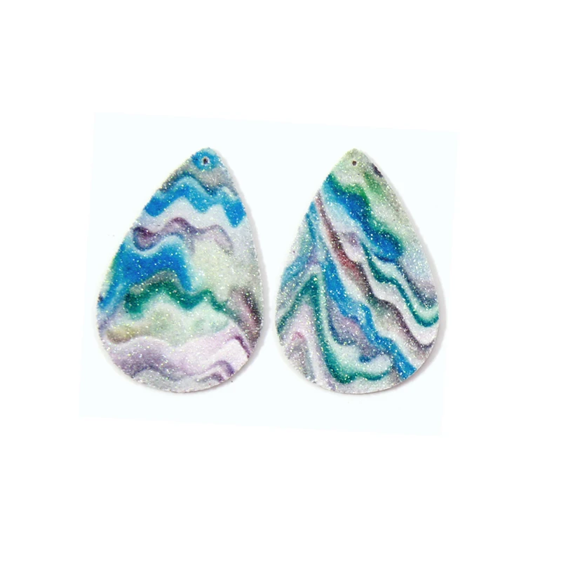 100 шт./лот из искусственной кожи серьги Кошмар перед Рождеством Санта пульсация