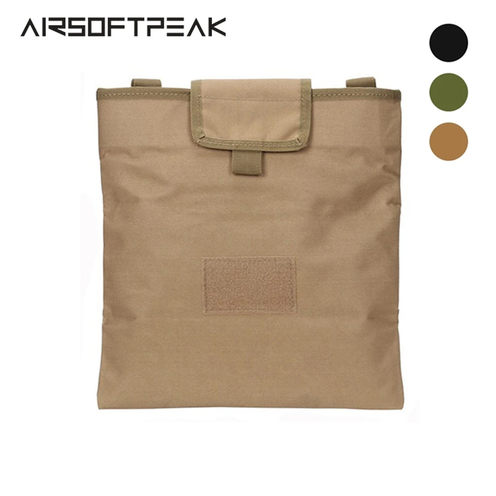 

Tactical Folding Molle Dump Pouch Drawstring Magazine Recycling Bag Military Mag Recovery Pack Airsoft Hunting Accessories