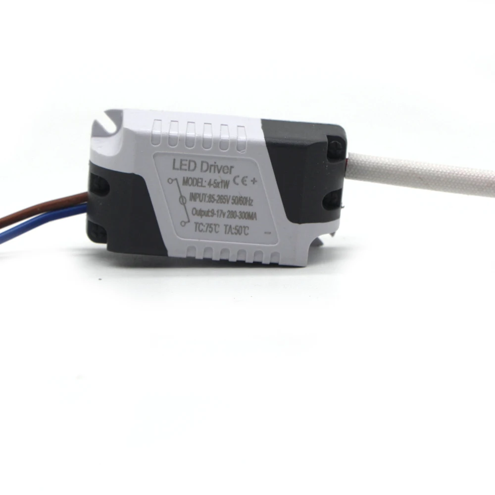 Светодиодный драйвер постоянного тока Питание 3 Вт-24 Вт AC85-265V 300mA 280mA светильник