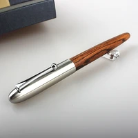 luxury classic metal wood fountain pen extra fine 0 38 nib calligraphy pens writing stationery office school supplies