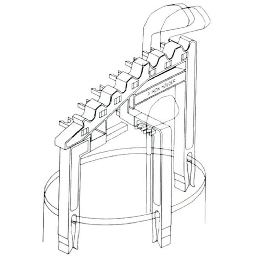 

Golf Club Storage Holder For 9 Rods High Capacity Iron Club Holder Stacker Rack Organizer Fits Most Golf Bags Made Up By 3 Parts