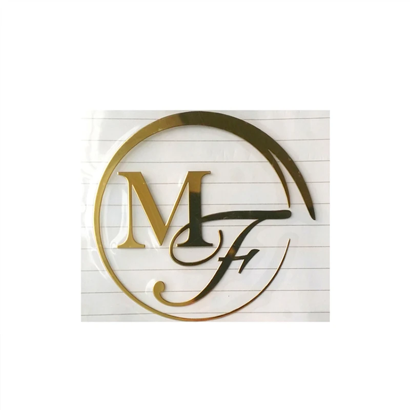 Заказной логотип компьютер телефон тонкий серебряный металлический клей