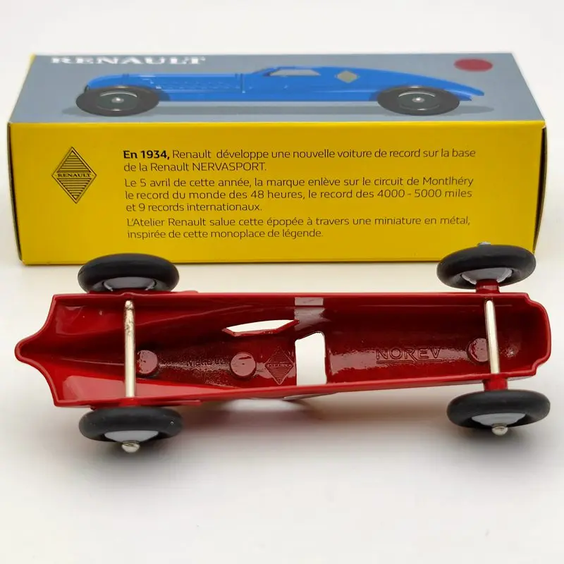 

Norev 1:43 For Renault Nervasport #2 1934 Diecast Models Limited Collection Auto Toys Car Gift Red