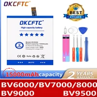 15000mah okcftc original battery for blackview bv6000 bv6000s bv7000bv7000 pro bv8000bv8000 pro bv9000bv9500 bateria
