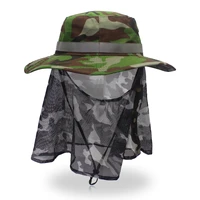 new summer camo fisherman casual bucket camping hiking travel fishing mountaineering sombrero sunshade bonnie hat for women men