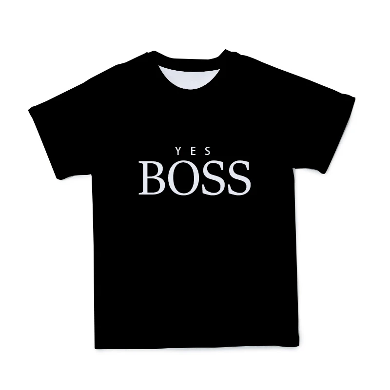 

2021 New Men And Women 3d Printing T-shirt Casual Couple English Letters Short-sleeved T-shirt Men And Women Fashion Brand Top