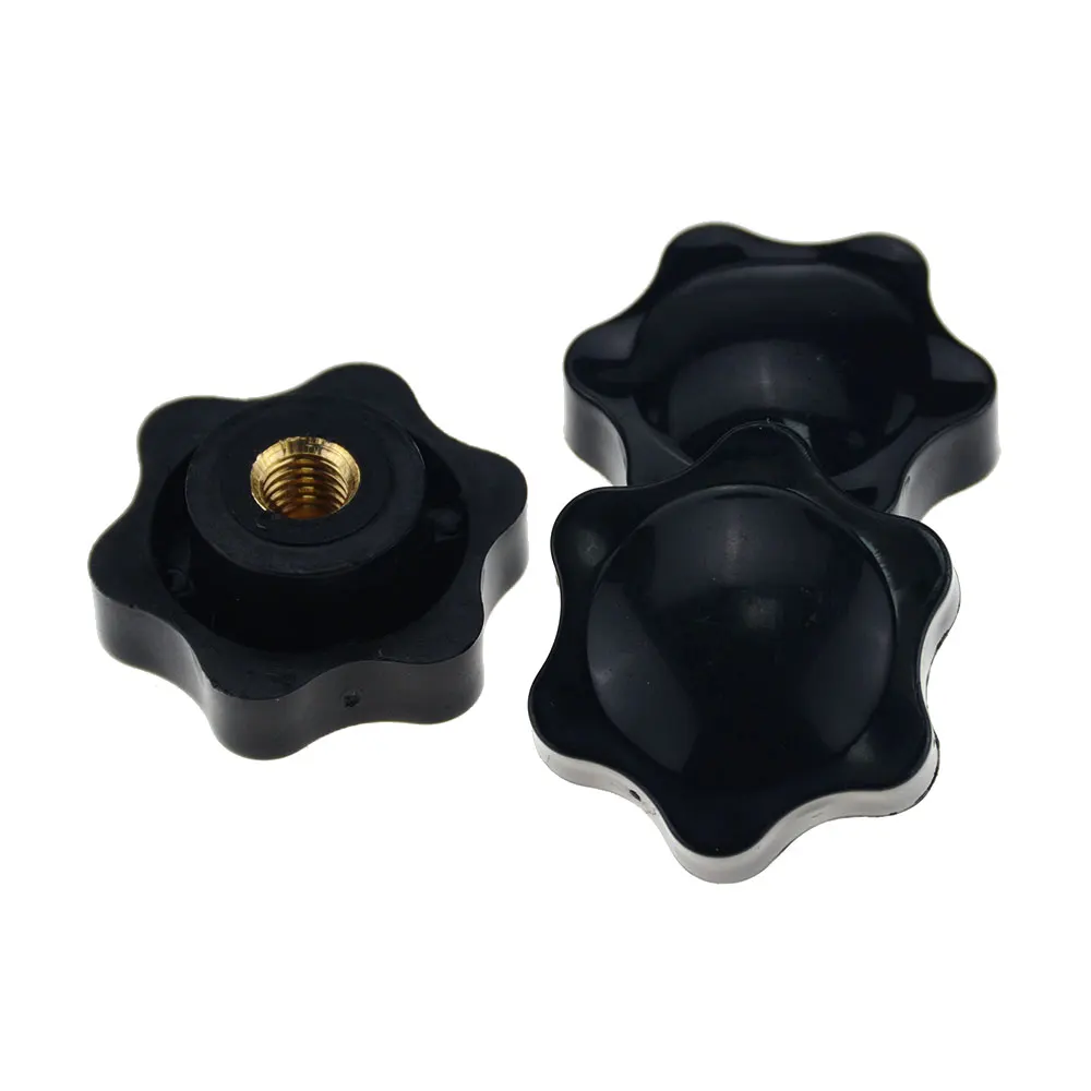 6PCS Six Stars Blind Hole M4 M5 M6 M8 M10 Plum Bakelite Hand Tighten Nuts Handle Star Mechanical Thumb Nut Impassable | Обустройство