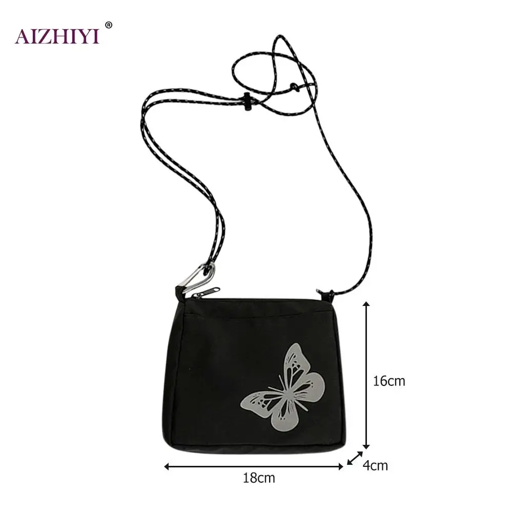 

Popular Simple Female Daily Bag Casual Streetwear Crossbody Bag Women Butterfly Reflective Small Shoulder Pouch