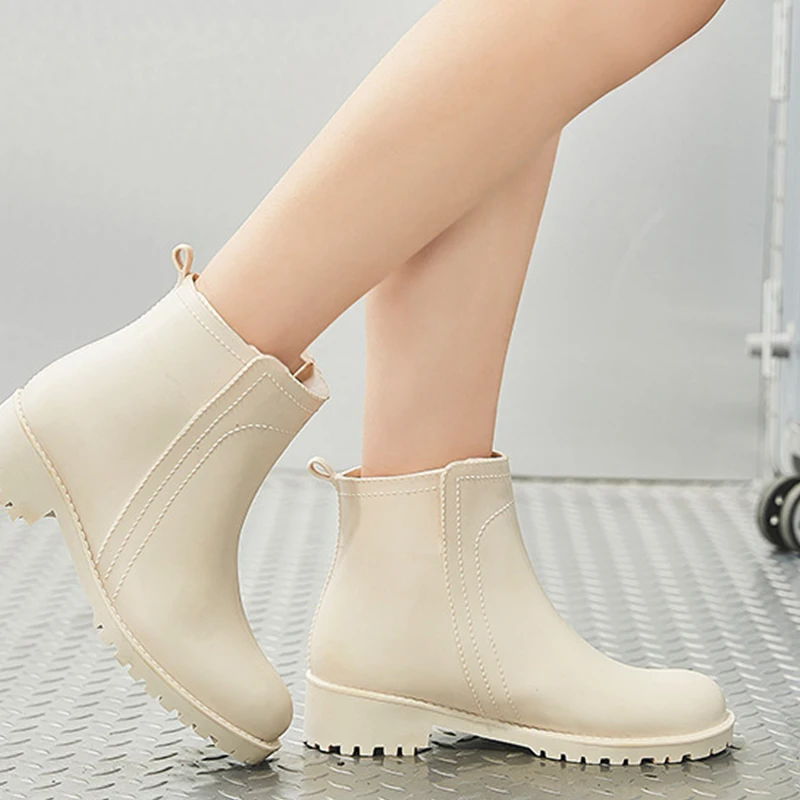 Женские непромокаемые ботинки Нескользящие с низким верхом водонепроницаемые