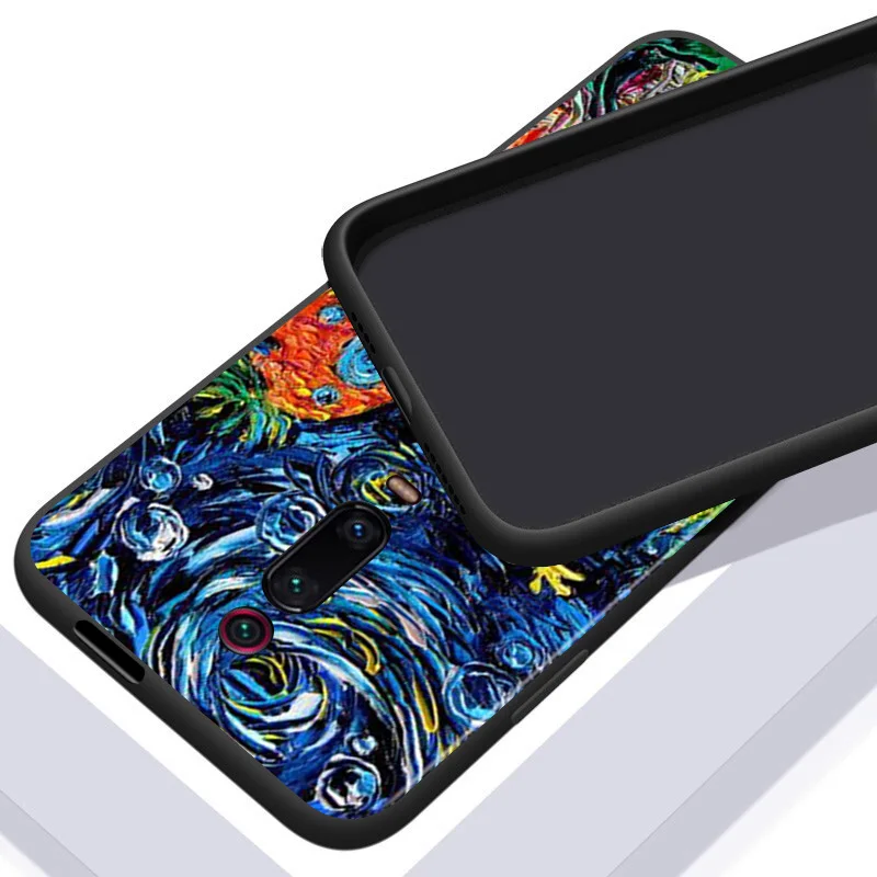 

Paintings Starry Night Van Gogh Art For Xiaomi Redmi K30 Ultra 10X 9I 9C 9A 9 GO K20 8A 8 S2 Poco X2 M2 F2 Pro 5G Phone Case