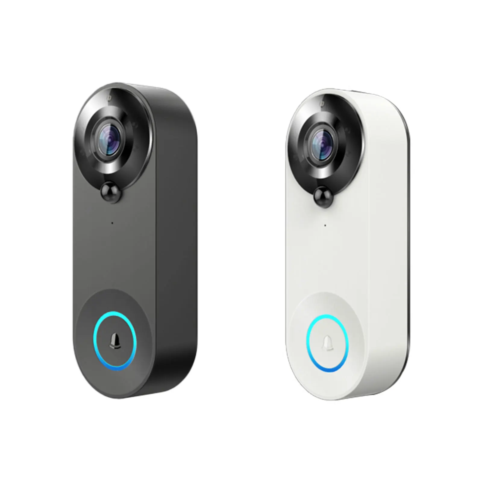 Video Doorbell Camera Wireless Security Camera Doorbell HD 1080P Waterproof Night Vision Camera White/Black