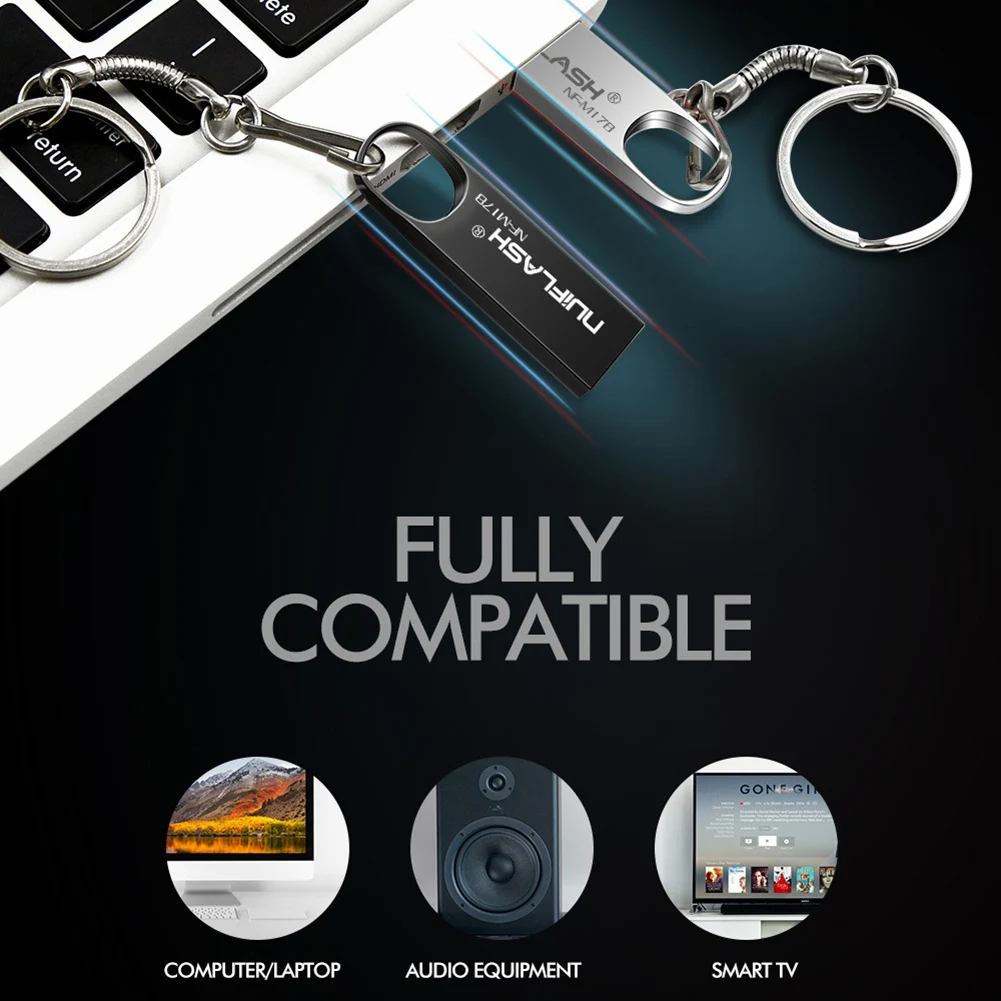 USB флеш накопитель 4/8/16/32/64 ГБ высокоскоростной U диск карта памяти ручка с кольцом