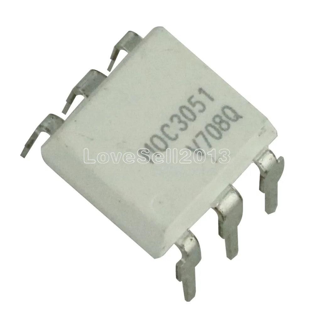 2 шт./лот MOC3051 DIP-6 оптрон TRIAC-OUT новая Оригинальная фотосессия | Электроника