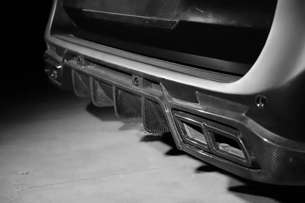 Carbon Fiber Rear Lip Diffuser Spoiler for Mercedes-Benz V Class V250 V220d 2015 2016 2017 2018 2019 Car Bumper | Автомобили и