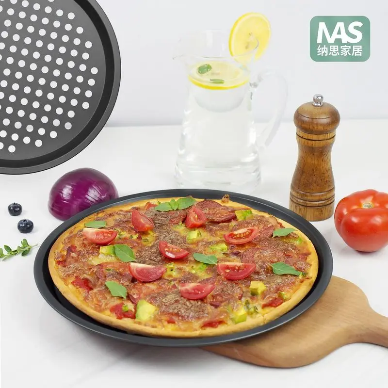 Перфорированный поднос для пиццы Plato 12 дюймов круглая сковорода барбекю кухонные