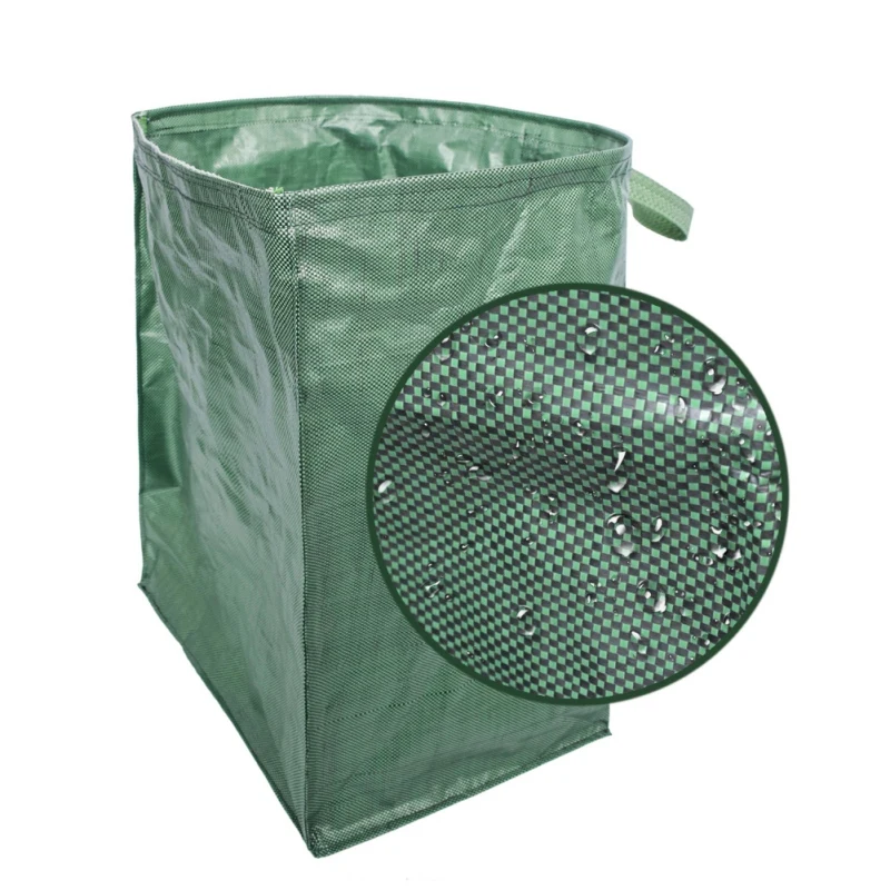 

Outdoor Garbage Storage Bag Garden Leaf Garbage Bag Garden Waste Bag Green