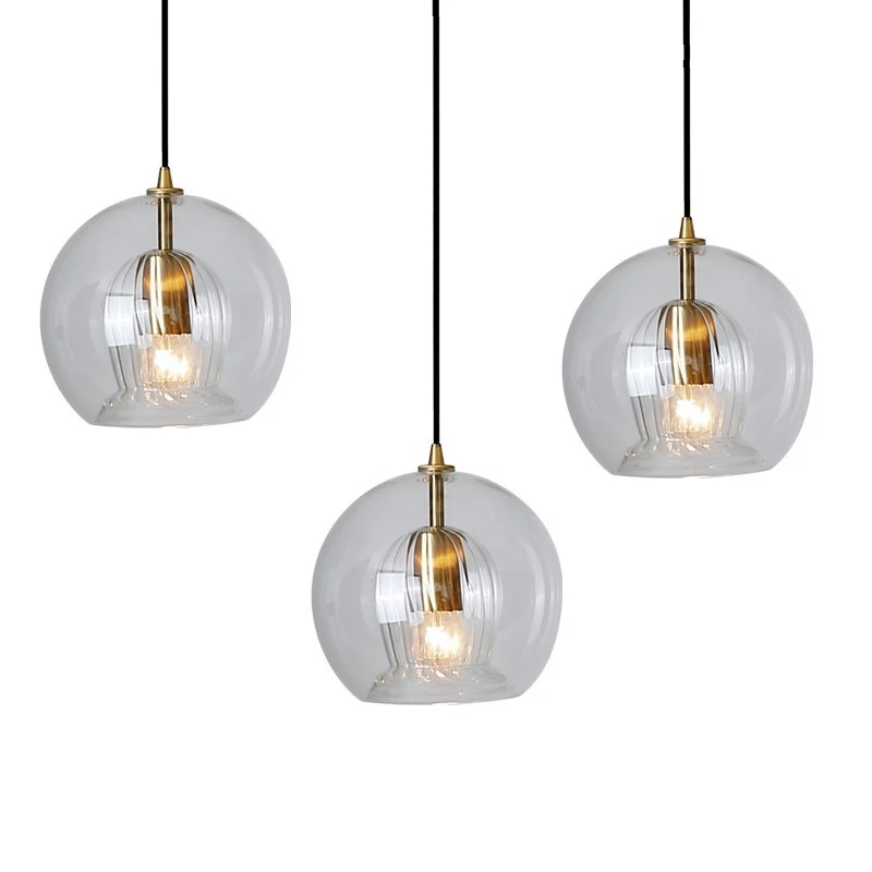 

Pumpkin Glass Pendant Light Dining Room Pendant Lamp Nordic Kitchen Furniture Decoration Ceiling LED Lighting Fixtures Hanglamp