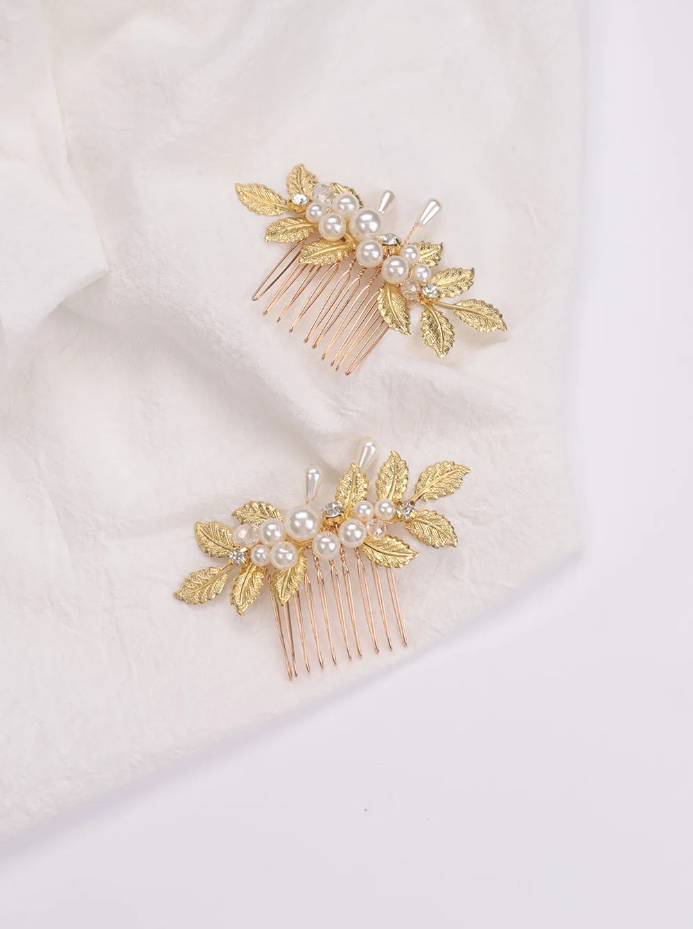 Свадебные аксессуары для волос Свадебная шляпа винтажная Золотая расческа