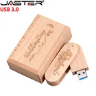 USB-флеш-накопитель JASTER деревянный, 4 ГБ, 8 ГБ, 16 ГБ, 32 ГБ, 64 ГБ