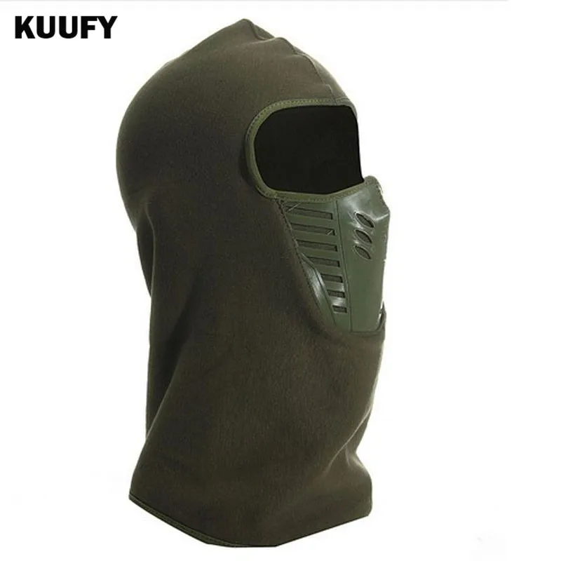 Warm Winter Women Men Hooded Balaclava Hat Windproof Fleece Unisex Solid Ski Face Mask Cap | Спорт и развлечения