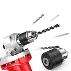 Патрон для электрической дрели адаптер шлифовальной машины, 1,5-10 мм, соединитель для сверла шт.